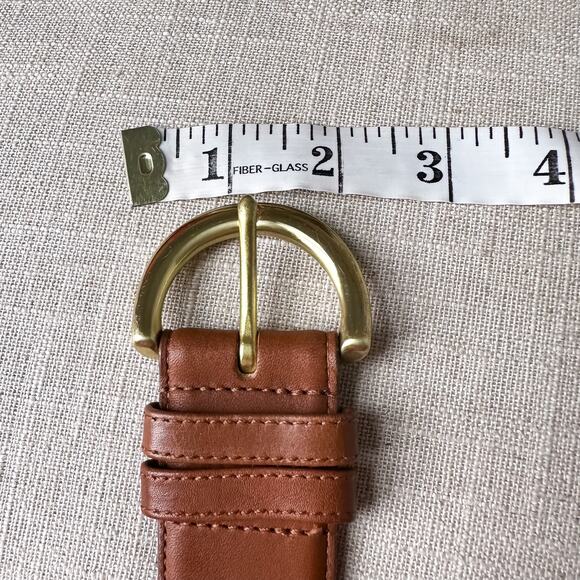 Vintage British Tan Wide Coach Belt Size Large - Picture 7 of 10